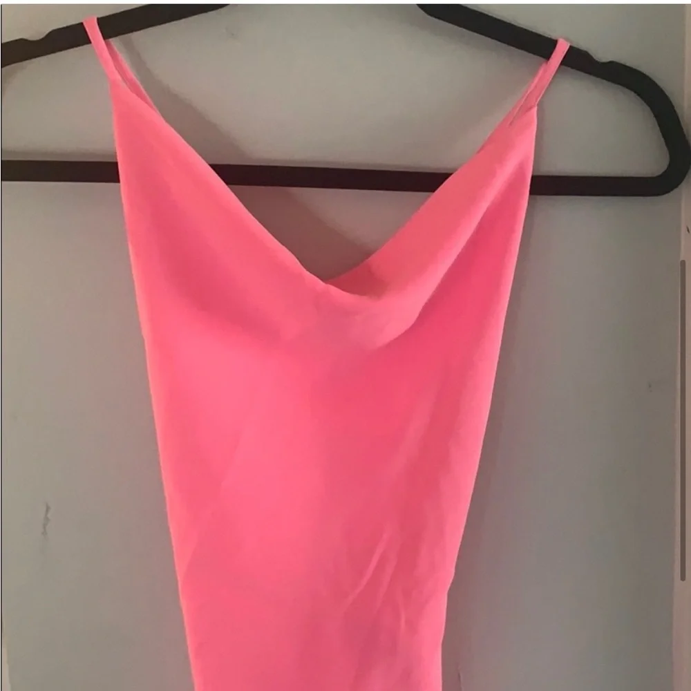 Pink Amanda Uprichard Janet Dress - Picture 3 of 4